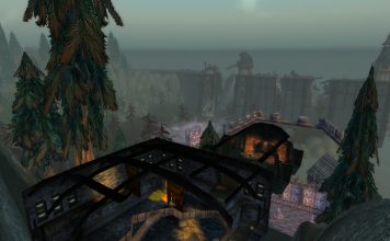 Outside the Keep: Venturing into Silverpine Forest Shadwofang Keep overhead